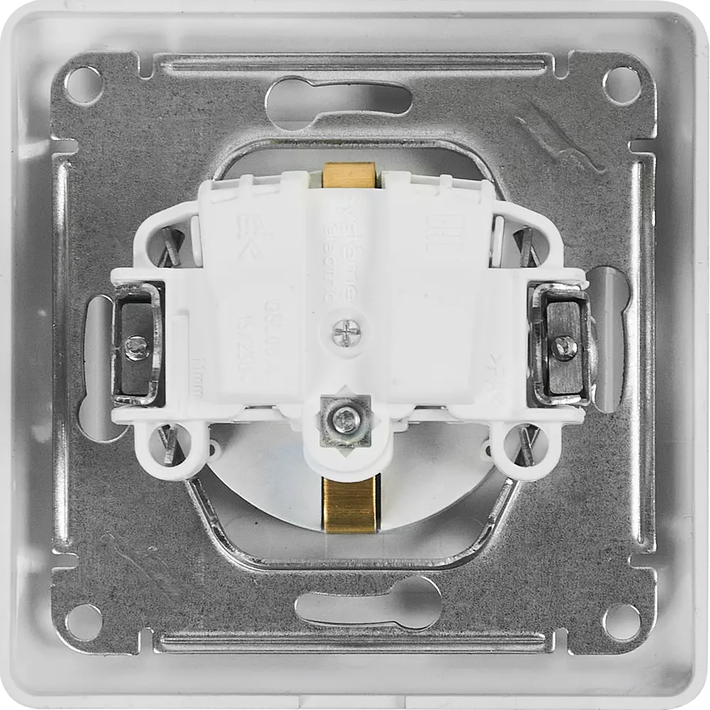Schneider Electric Glossa - розетка с заземлением и защитными шторками 86710194 STLM-0070809 - Вид №3