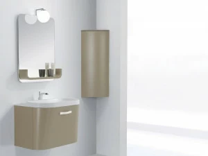 LASA IDEA Тумба под умывальник одинарная настенная, лакированная Metropolis