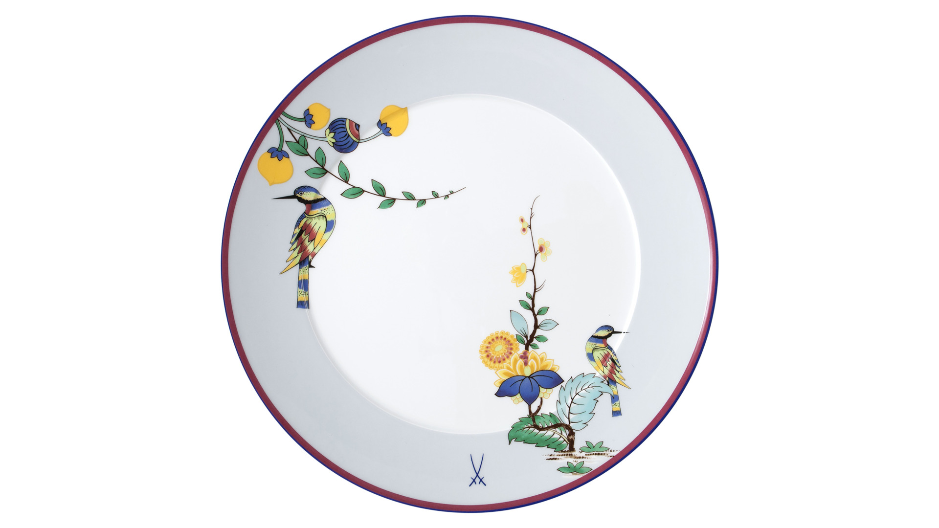 10669610 Meissen Набор тарелок обеденных Meissen "Коллаж. Мистический сад" 29см, 6шт Фарфор  - Вид №1