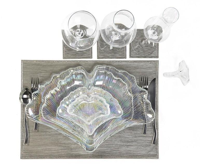 VGnewtrend Набор стеклянных тарелок sun-id-1462035 - Вид №5