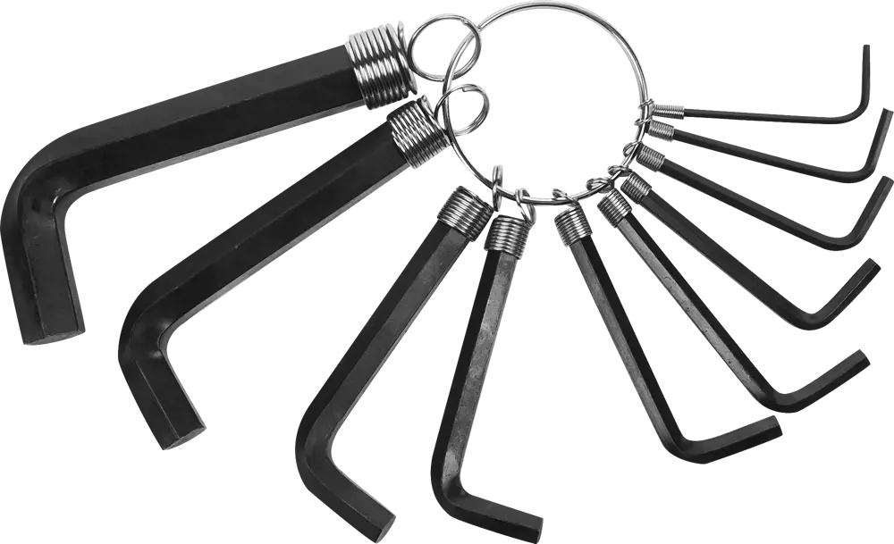 Набор шестигранных ключей Sparta для мебельной сборки, 10 предметов 84951361