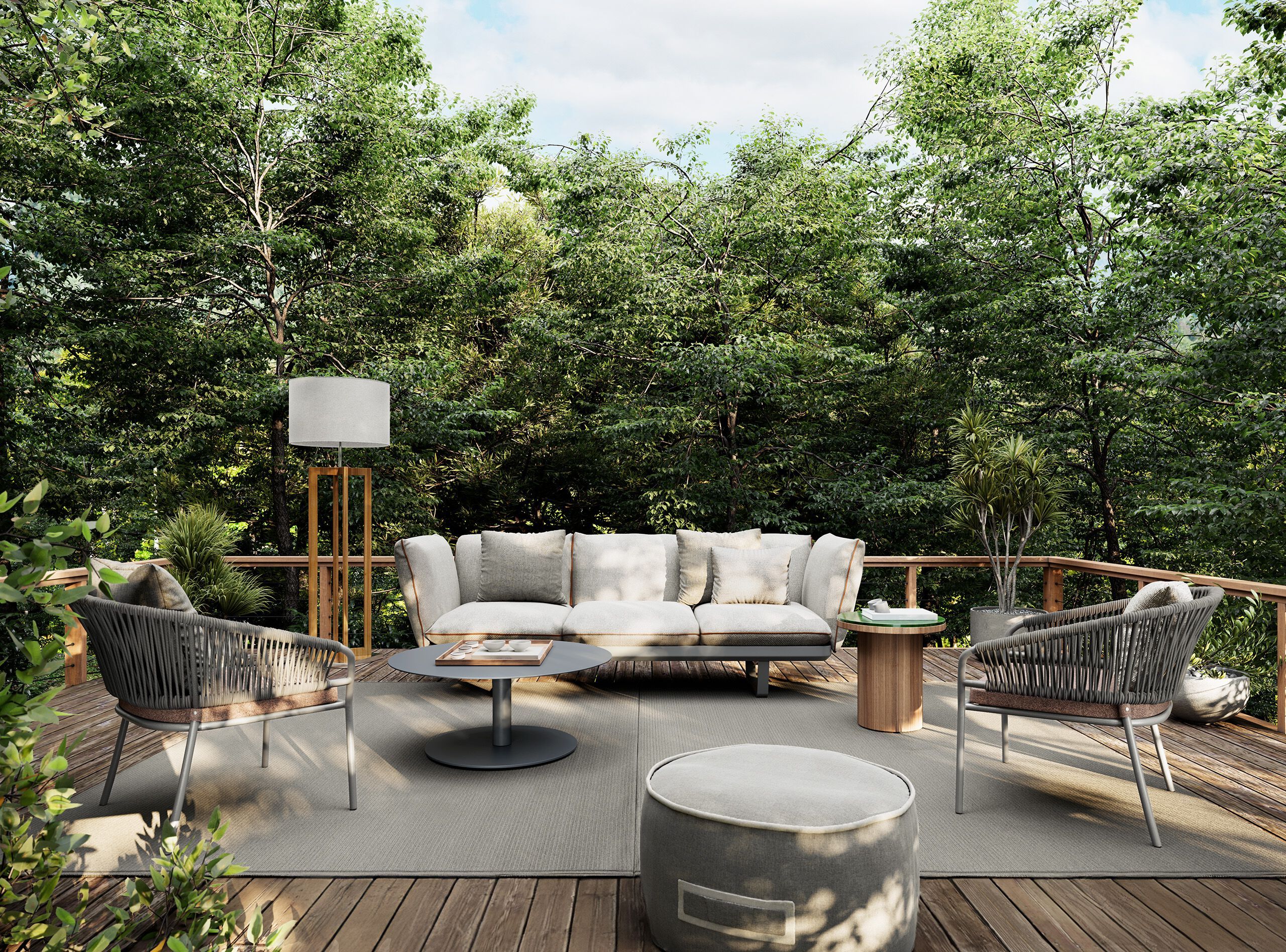 3-местный модульный садовый диван Atmosphera Венеция ARCH-00042465 - Вид №12