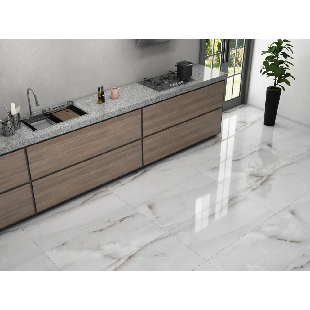 Глазурованный керамогранит Arcadia Ceramica Onyx Line Grey 60x120 см 89376177 STLM-0948338 - Вид №6