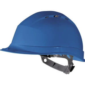 Каска защитная Delta Plus Quartz I синяя с вентиляцией
