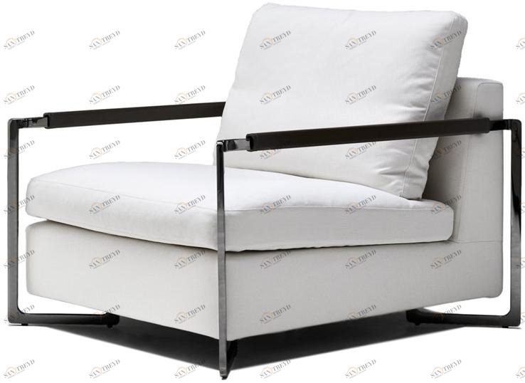 Saba Italia Кресло из ткани с подлокотниками sun-id-1370255