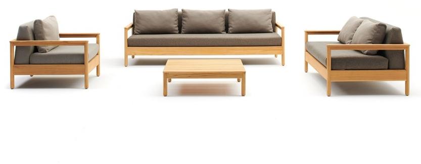 Varaschin Квадратный садовый столик из тика Bali 228t - Вид №2