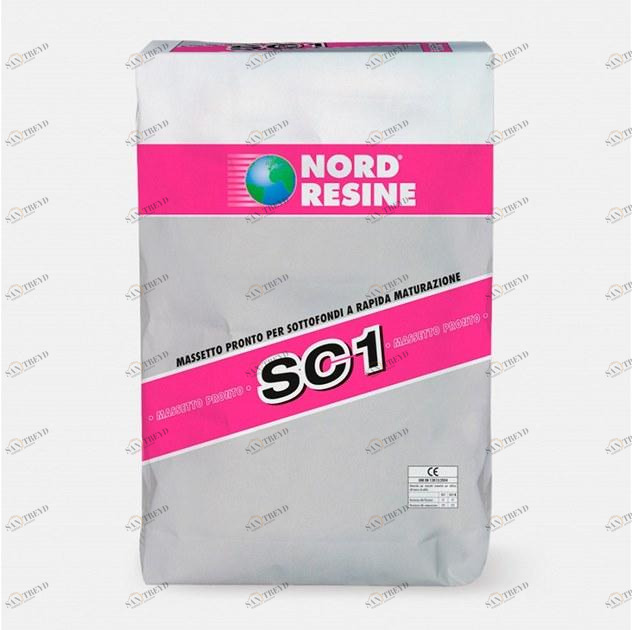 NORD RESINE Готовая песчано-цементная стяжка с контролируемой усадкой. Malte e betoncini per il ripristino sun-id-1347999