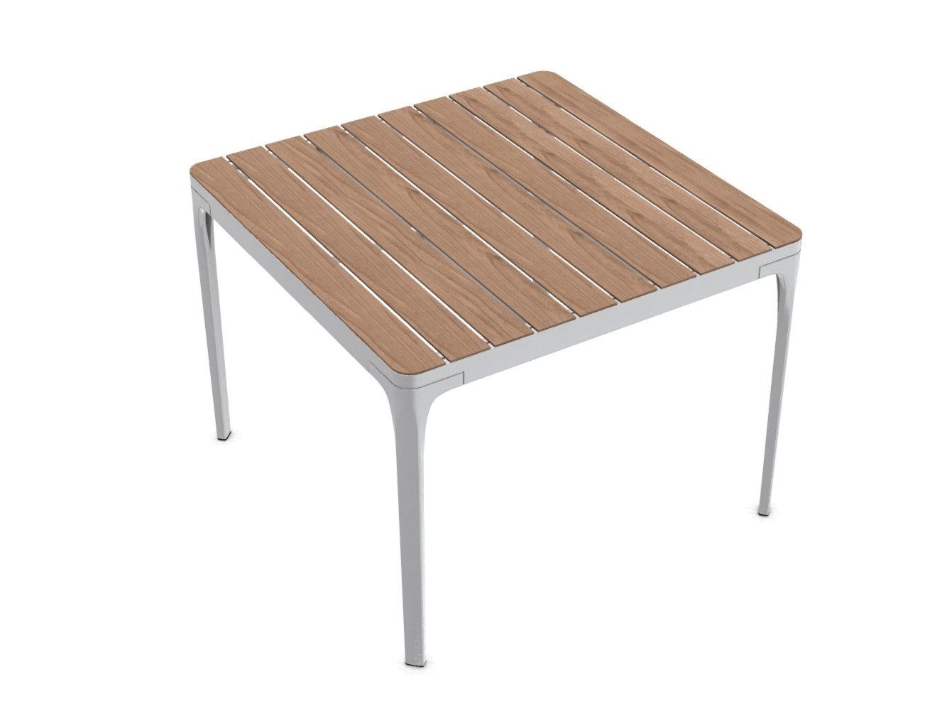 Квадратный садовый стол с тиковым верхом Ethimo ARCH-00026203