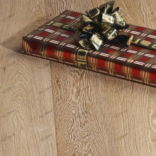 Инженерная доска Kjopmann Нурлан Вайт Porsanger Дуб Натур с брашью (Текстурированная) 1200х125 мм 1100420035