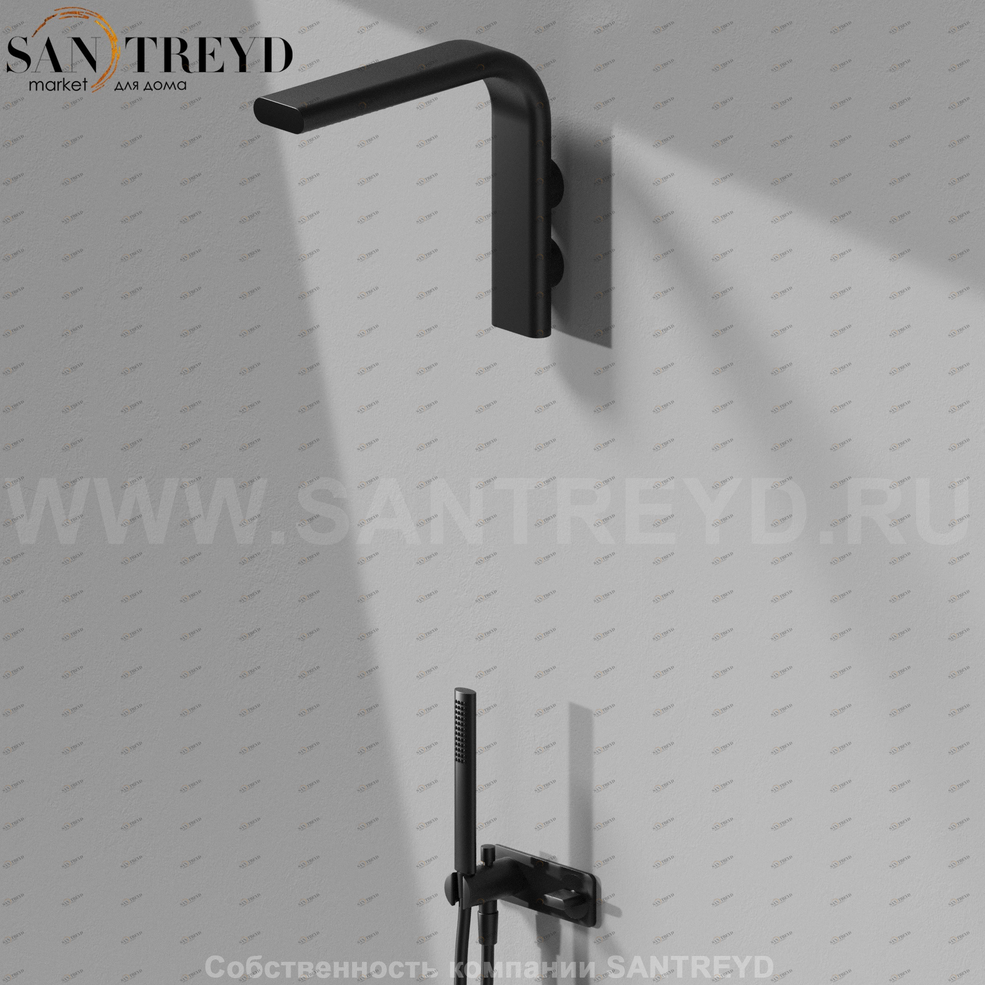 Flaminia NOKE Душевая система черная NK3260 Ceramica Flaminia