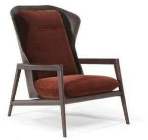 Natuzzi Кресло с подлокотниками с высокой спинкой