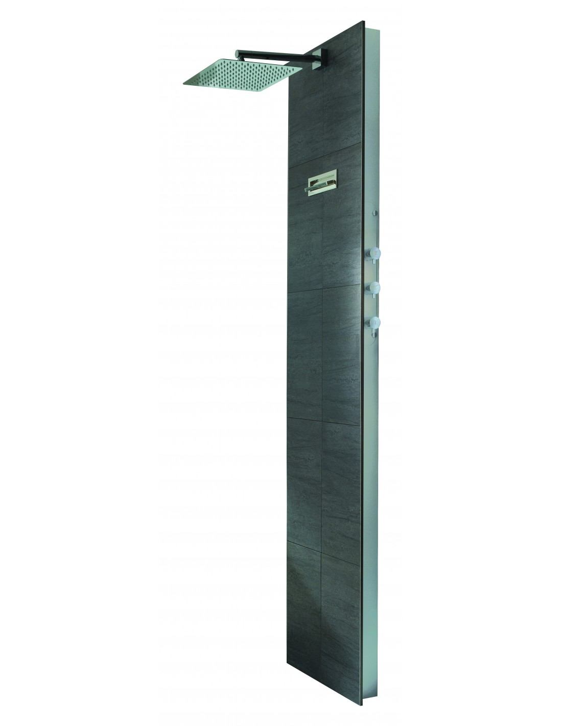 499100 000 00  Душевая колонна, готовая к укладке плитки Bati'douche, высокая насадка, ручной душ и насадка в комплекте Valentin 