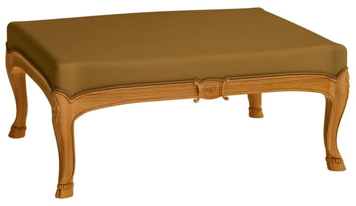 ASTELLO Садовый пуф из тика Fleur de lys sun-id-1465861 - Вид №5