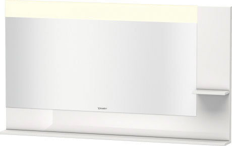 VE732405252 Vero Зеркало с полочками сбоку и внизу Европейский дуб, декор Duravit - Вид №2