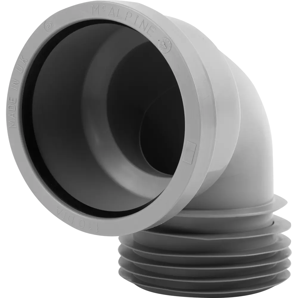 Отвод Mcalpine с манжетой ø110мм 90° MRDC90-GR STLM-2210254