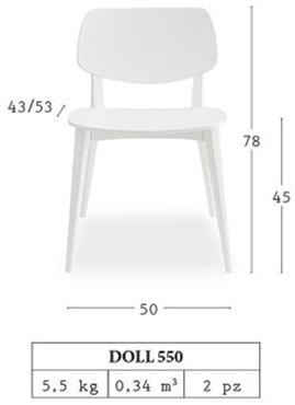 Billiani Стул из бука Doll sun-id-1459434 - Вид №4
