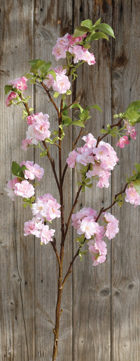 3207 500 a3 Искусственная ветка сакуры, 130 см, светло-розовая H-andreas  - Вид №3