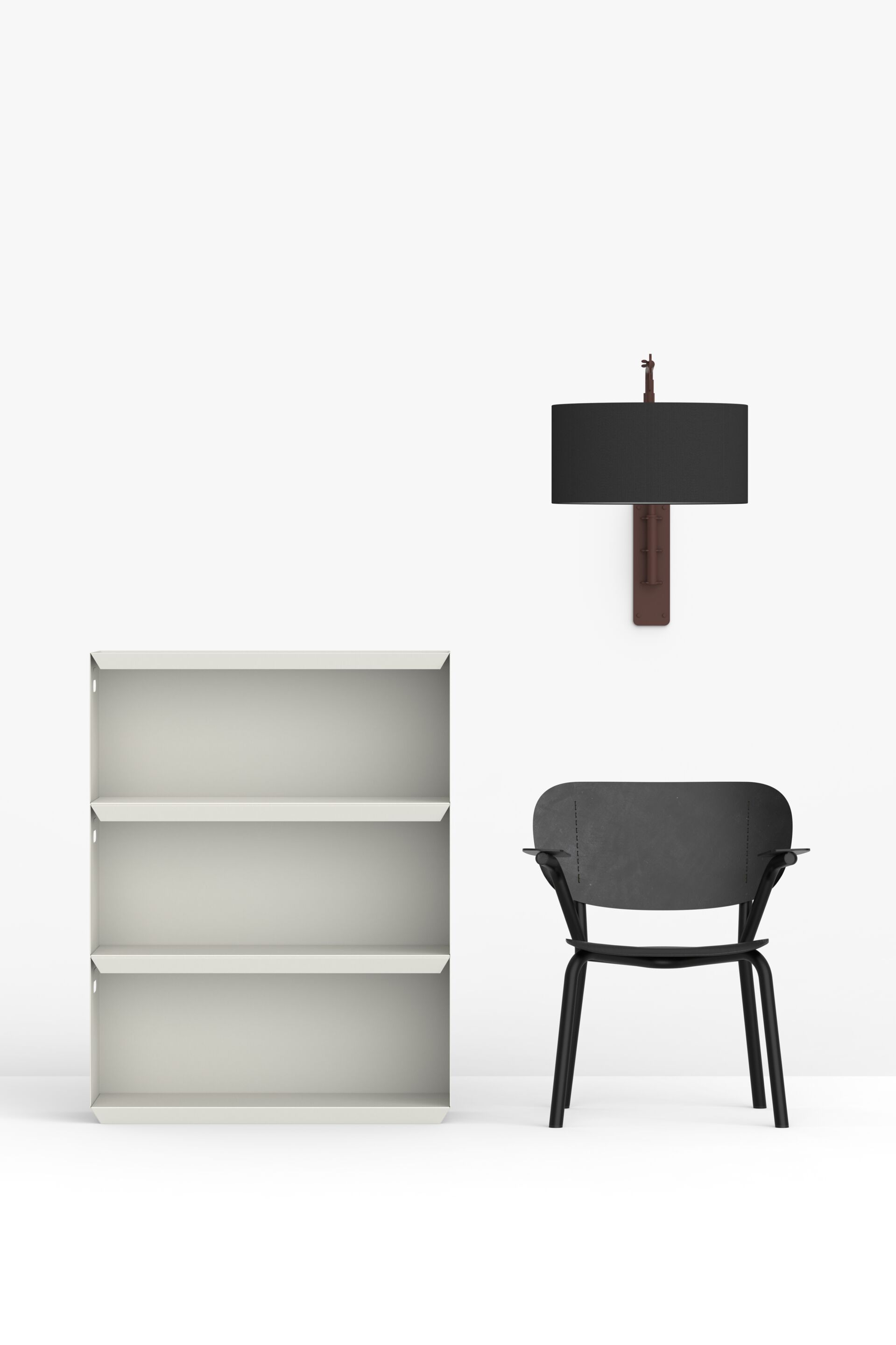 Настенный светильник из стали и ткани с гибкой рукояткой FUNCTIONALS SWIVEL ARCH-00039568 - Вид №20