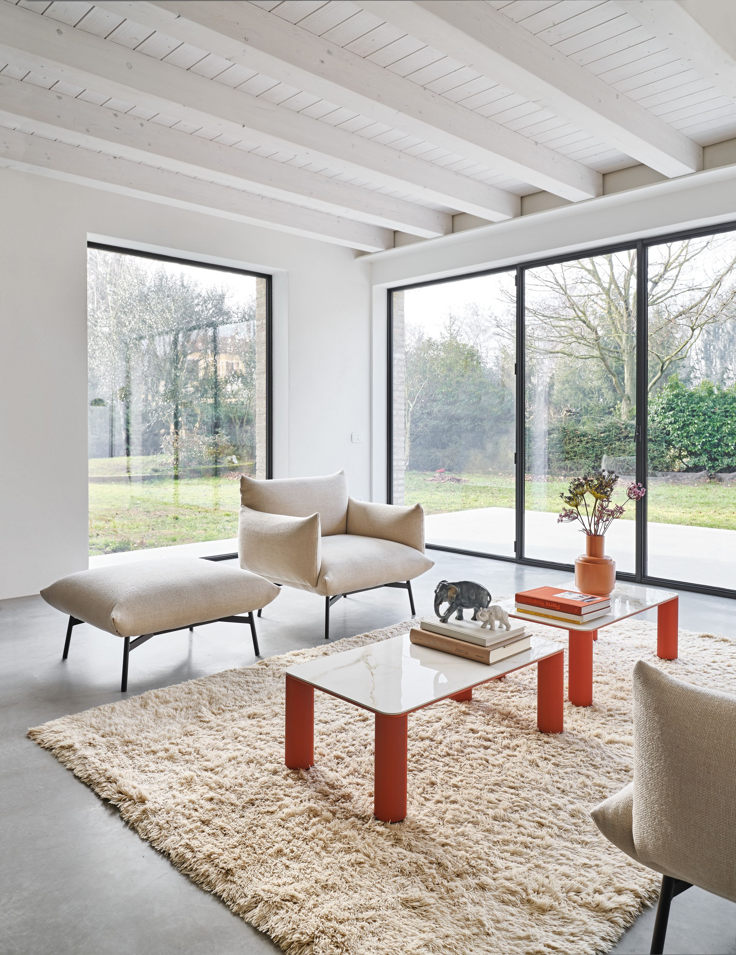 Тканевое кресло с подлокотниками Midj площадь ARCH-00063907 - Вид №6