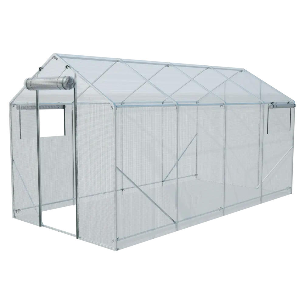 Теплица домик 200x400 см с тентом 84860279 STLM-2020406 Santreyd 