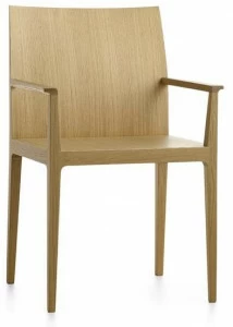 Crassevig Кресло из дерева с подлокотниками Anna