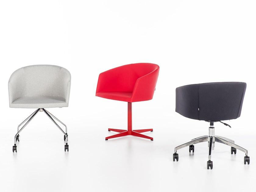 B&T Design Вращающееся кресло из ткани на колесиках sun-id-1403056 - Вид №4