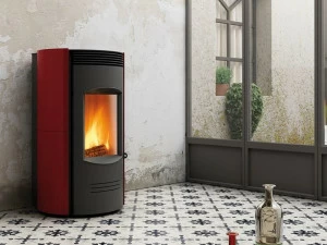 CAMINETTI MONTEGRAPPA Настенная печь на дровах из майолики