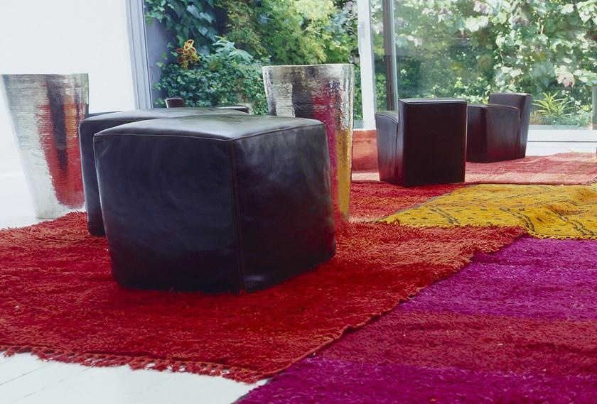 BAXTER Квадратный кожаный пуф sun-id-1453903 - Вид №2