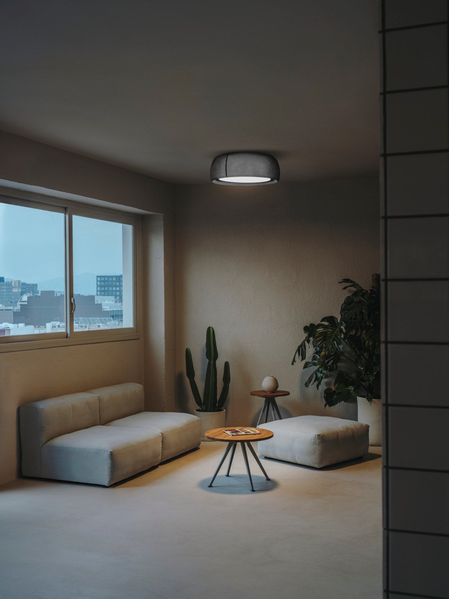 Ткань светодиодный потолочный светильник LedsC4 Гонг ARCH-00131143 - Вид №4