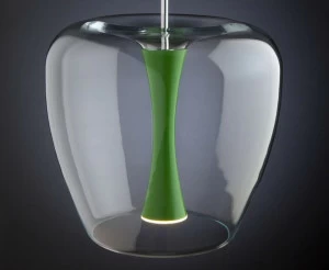 Quasar Светодиодный подвесной светильник из алюминия и стекла Apple mood