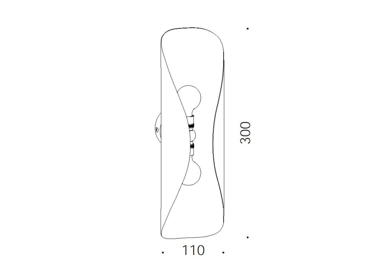 Светодиодный настенный светильник Renzo Serafini складка ARCH-00105798 - Вид №6