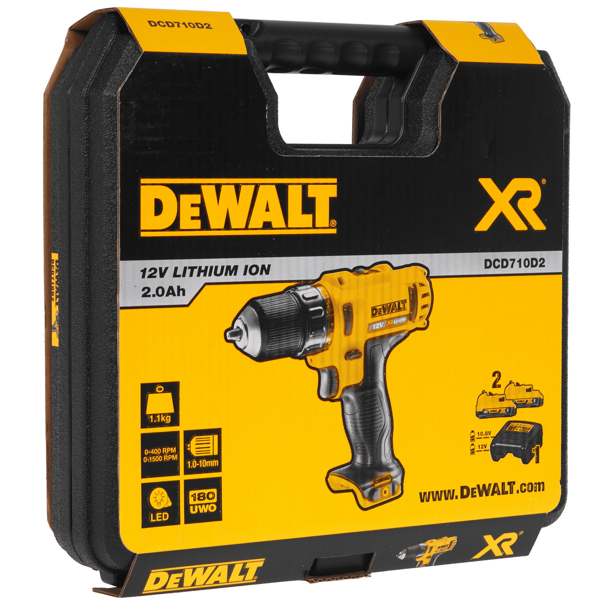 Дрель-шуруповерт DeWalt DCD710D2 XR 10.8/12V 5086069 STDN-0146600 - Вид №9