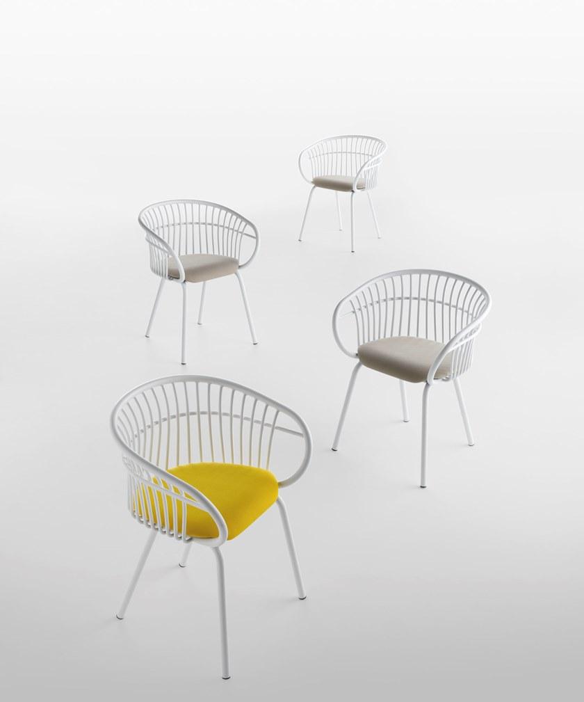 Crassevig Алюминиевый стул с подлокотниками Stem sun-id-1510303 - Вид №3