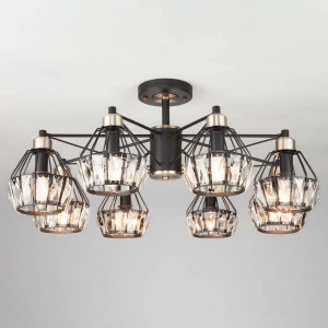 Потолочная люстра Eurosvet 70075/8 черный EUROSVET ДИЗАЙНЕРСКИЕ, LORD 00-3888607 Черный