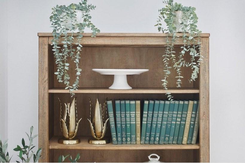 Arrediorg.it® Самонесущий открытый книжный шкаф из массива дерева Coppelia H870 bookcase (h03)  - Вид №2