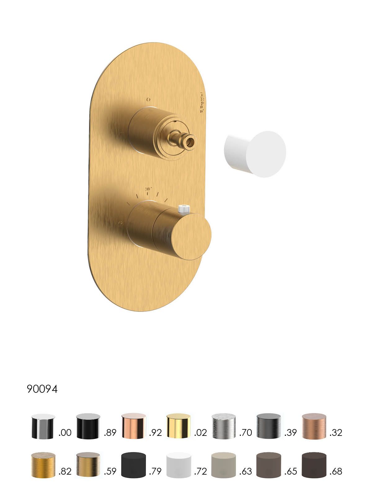 Встраиваемый термостатический смеситель для душа Rubinetterie Frattini ARCH-00032233 - Вид №15