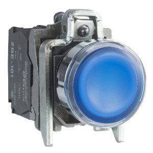 XB4BW36B5 Кнопка Harmony 22 мм, 24В, IP66, Синий Schneider Electric Кнопки и лампочки