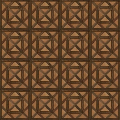 Модульный паркет Da Vinci Инженерный модульный паркет из ореха Груша Ализе Орех Европейский (Грецкий) Натур (Гладкая) 780х780 мм 2600600081 - Вид №2