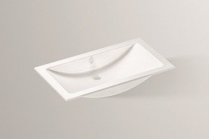 2251700401 Раковина, встраиваемая под столешницу, ub.r800, белая, противомикробное Alape серия R