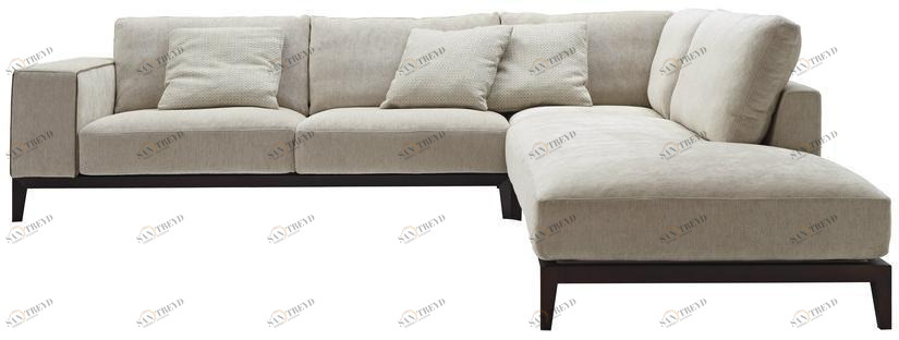 Nube Italia Модульный угловой диван из ткани Herry sun-id-1476706