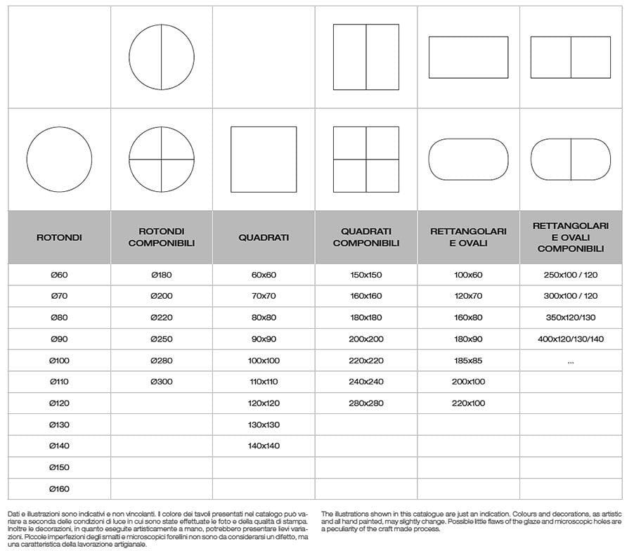 Прямоугольный стол из лавового камня Grandi Maioliche Ficola классическая ARCH-00106584 - Вид №2