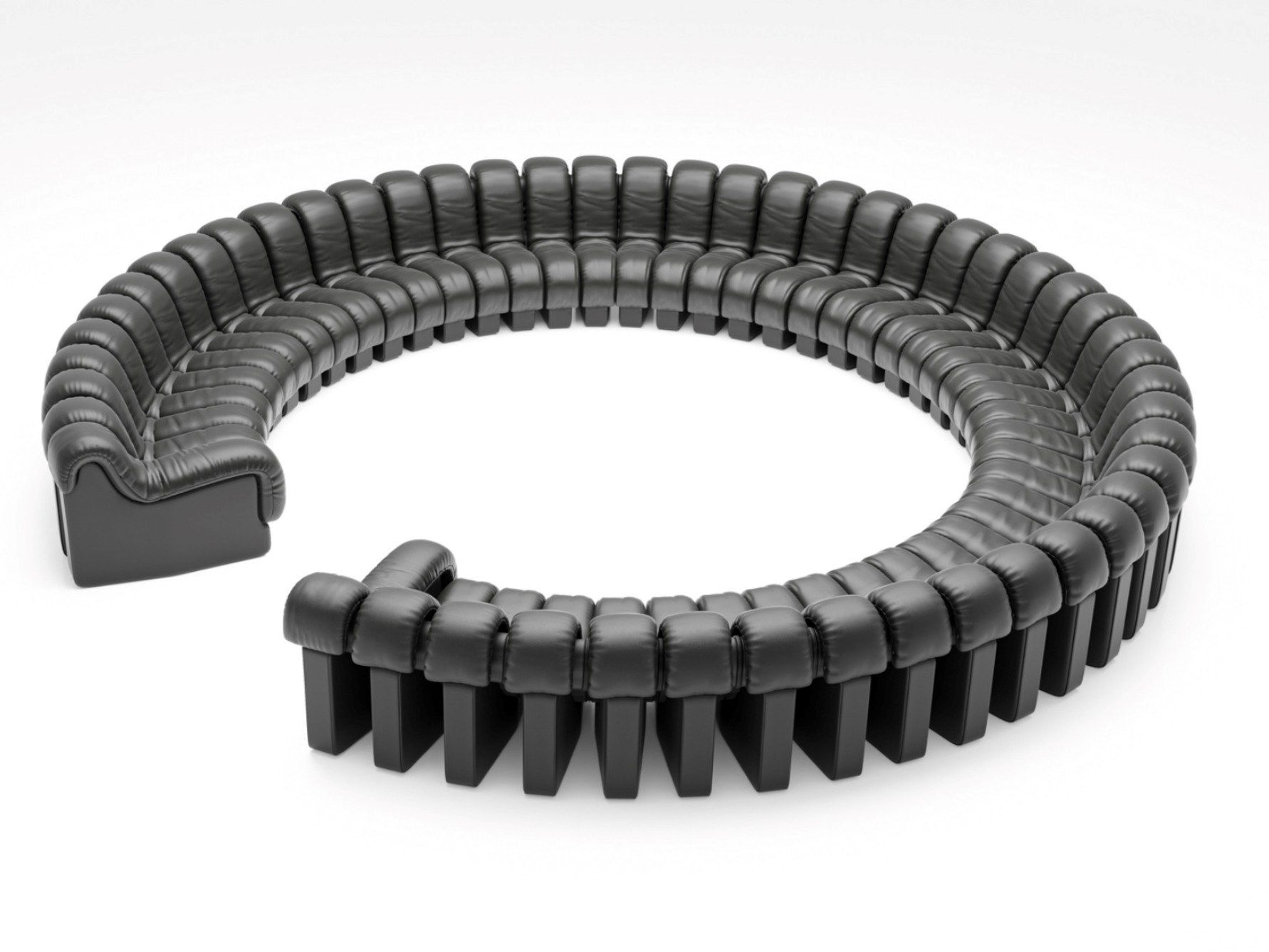 Изогнутый модульный диван de Sede DS-600 ARCH-00127436 - Вид №3