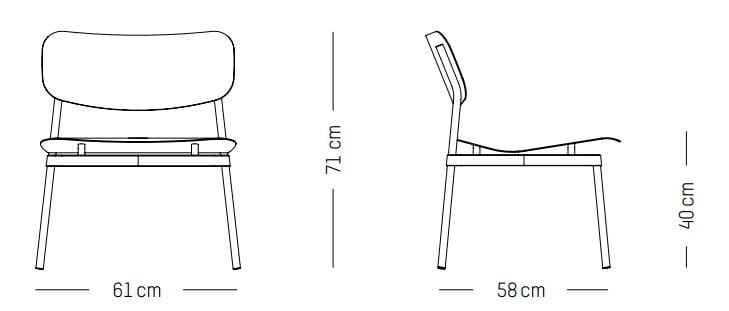 Штабелируемое деревянное кресло Alps Petite Friture Fromme ARCH-00017990 - Вид №3