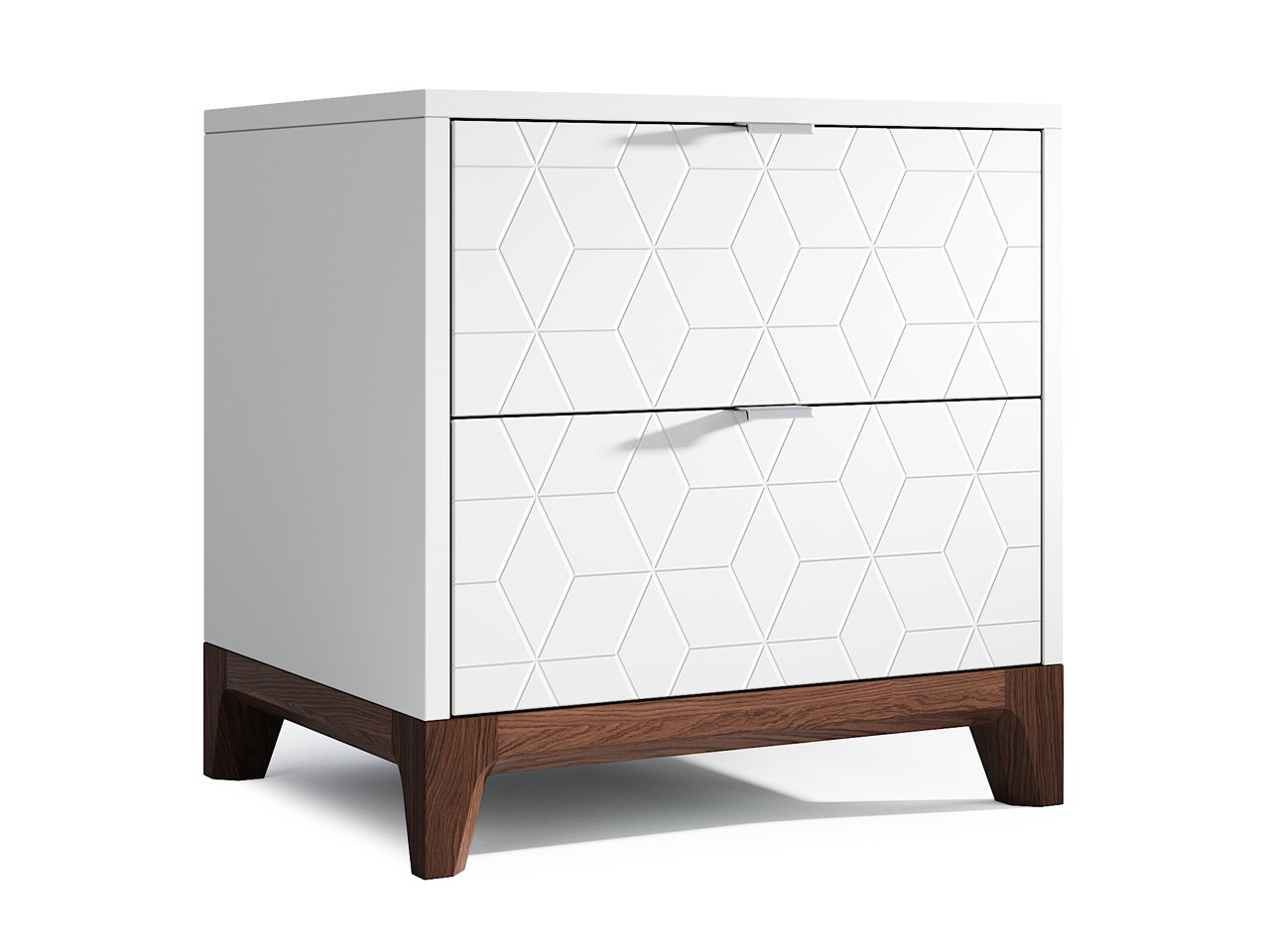 Тумбочка прикроватная белая Case THE IDEA  210315 Белый  - Вид №1