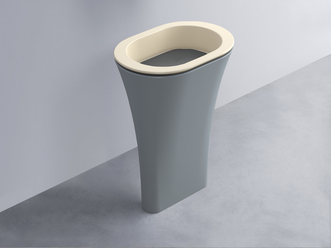 AMLA65-LN+AMPILO-CM+AMCOLO-BR Раковина Amedeo Ovale отдельностоящая cielo Enjoy + Amedeo Ceramica Cielo