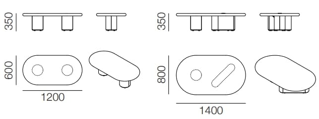 Овальный журнальный столик PROF богиня ARCH-00033282 - Вид №4