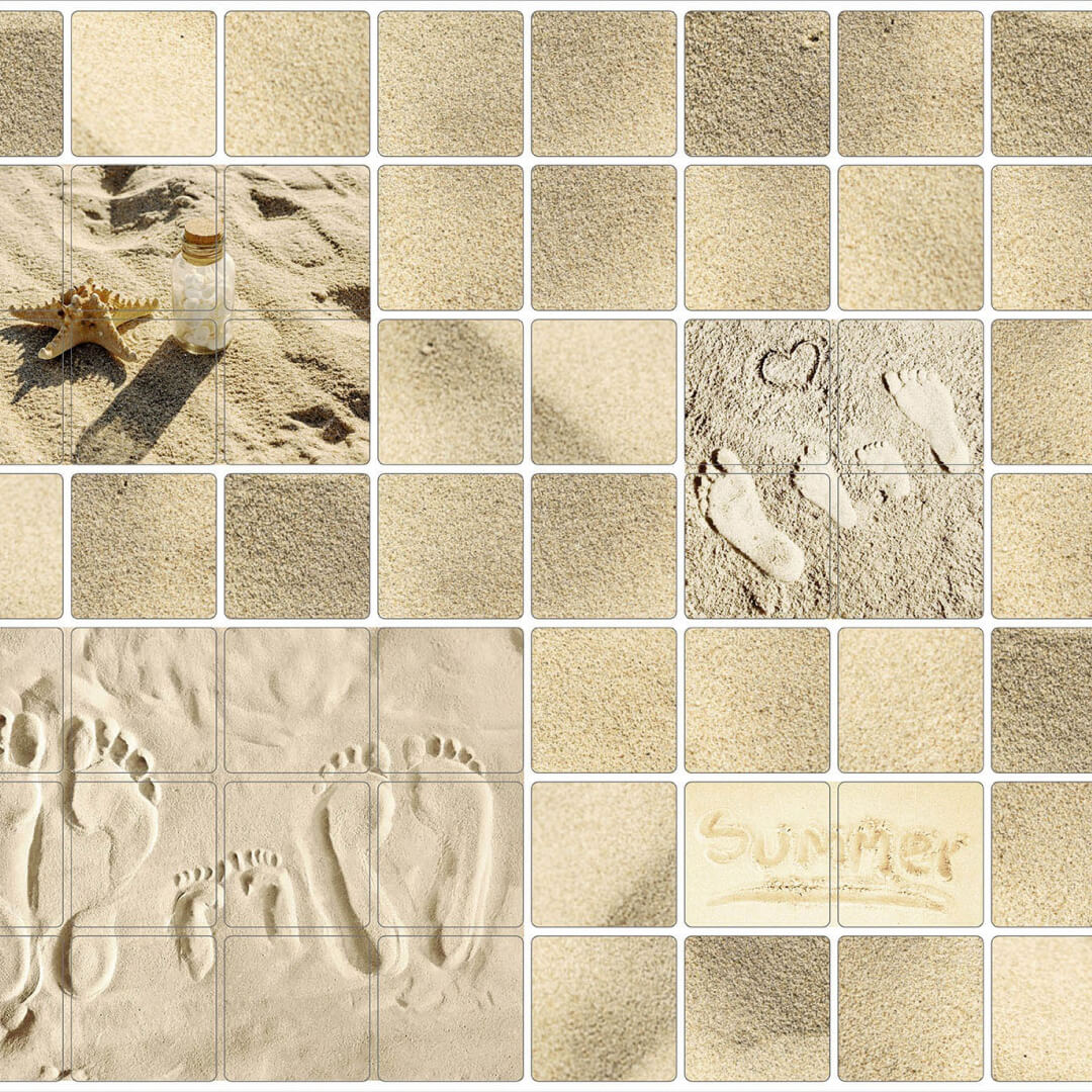 Панель ПВХ 0,2 мозаика «Малибу» Stella STSR-730