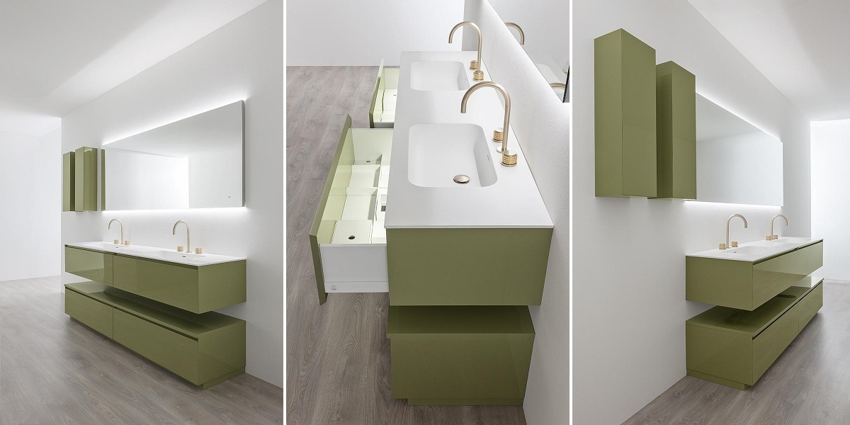 Мебель для ванной в матовой отделке Manhattan MH10 OASIS BATHROOM Master Manhattan - Вид №1