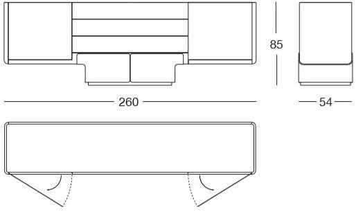 Longhi Кожаный буфет с ящиками Loveluxe 2019 – rhythm collection sun-id-1413807 - Вид №5