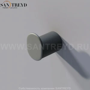 Agape DOT LINE Крючок для одежды черный ADTL0458.N